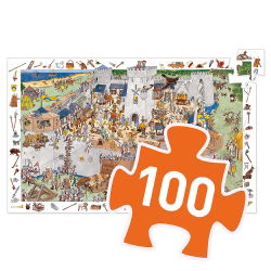 Puzzle d'observation château fort - 200 pièces