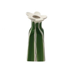 Vase soliflor fleur| Vert