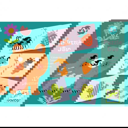 Puzzle duo | Couleurs - Djeco