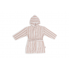 Peignoir 3-4 ans | Stripes roses - Jollein