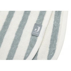 Poncho de bain | Rayé bleu