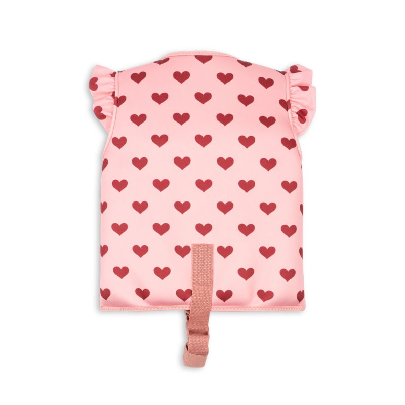 Gilet de piscine | Coeur rose