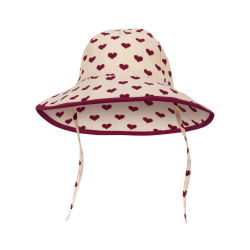Chapeau de bain Bowie | Coeur sangria