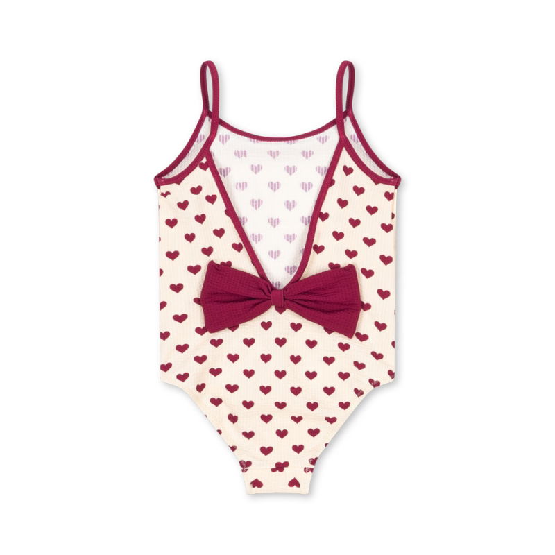 Maillot de bain Bowie | Coeur sangria