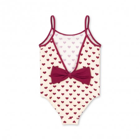 Maillot de bain Bowie | Coeur sangria - Konges Slojd