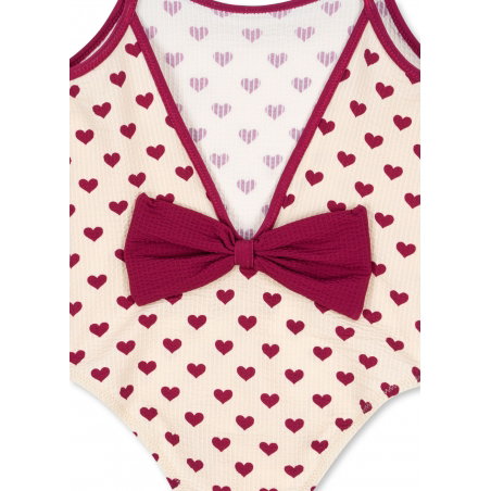 Maillot de bain Bowie | Coeur sangria - Konges Slojd