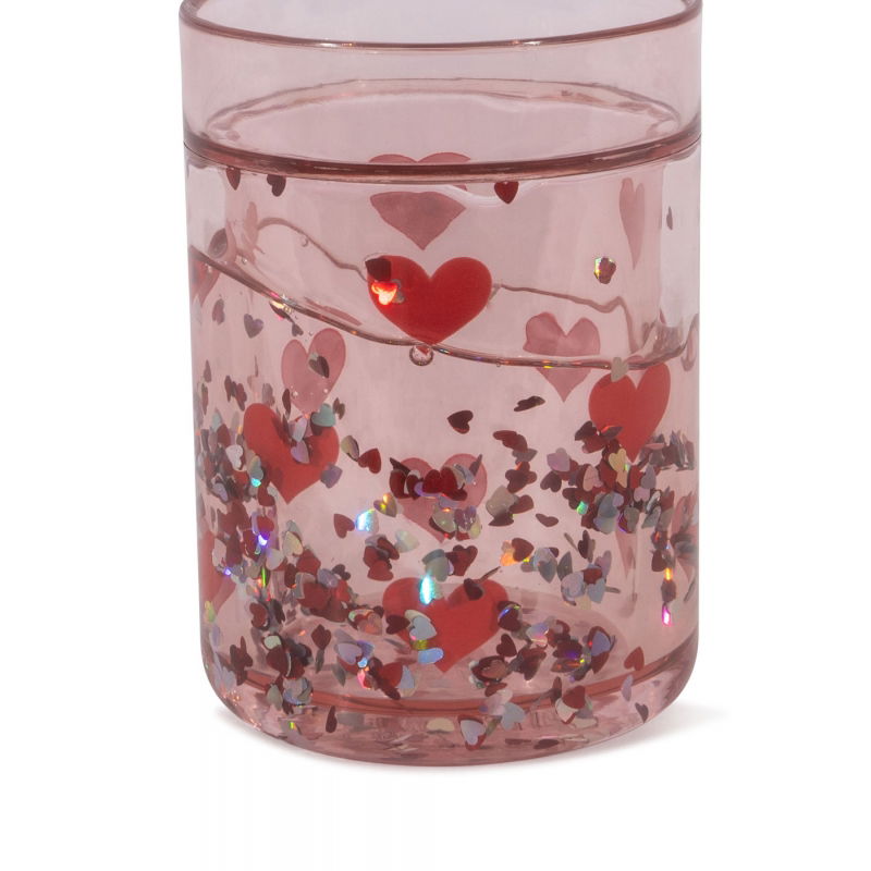 Lot de 4 verres à paillettes | Rose Mix