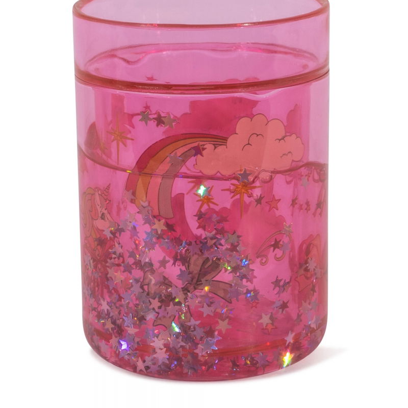 Lot de 4 verres à paillettes | Rose Mix