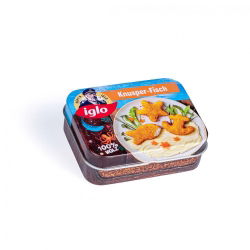 Boite de poissons panés en...
