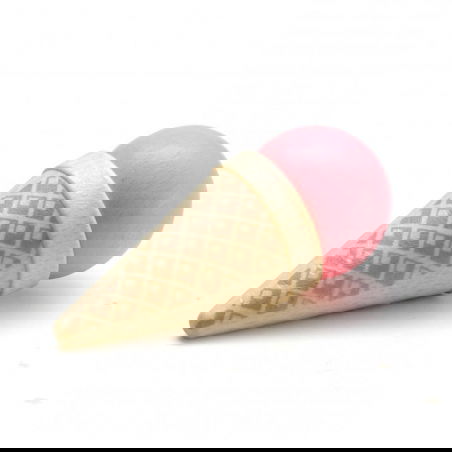 Glace rose en bois - Erzi