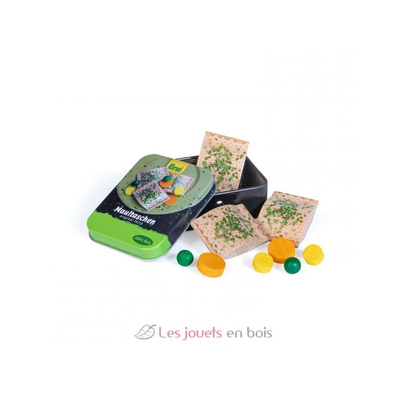 Boite de raviolis en bois