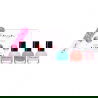 Coffret 3 vernis  et lime | Ballerine x Lagon x Corail - Rosajou
