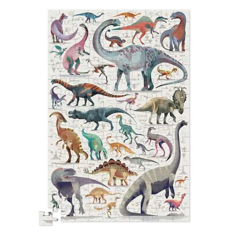 Puzzle 150 pièces | Dinosaures du monde