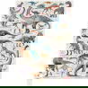 Puzzle 150 pièces | Dinosaures du monde - Crocodile Creek