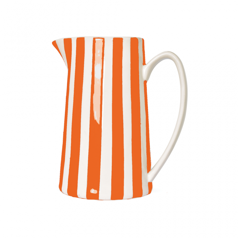 Pichet rayure GM | Orange - Opjet