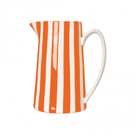 Pichet rayure GM | Orange - Opjet Pichet rayure GM | Orange - Opjet