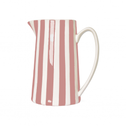 Pichet rayure GM | Rose
