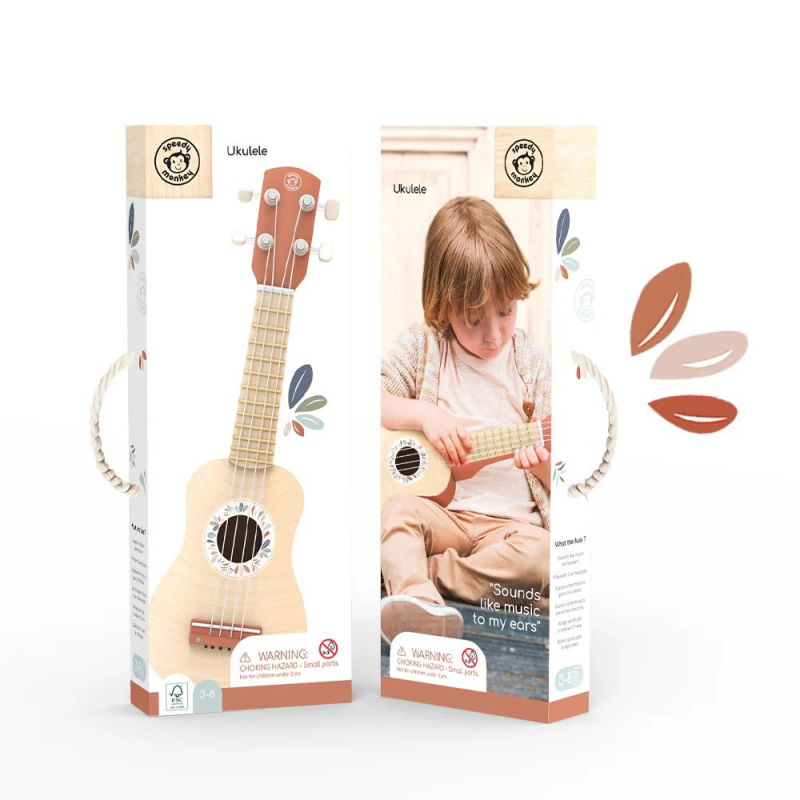 Ukulele en bois