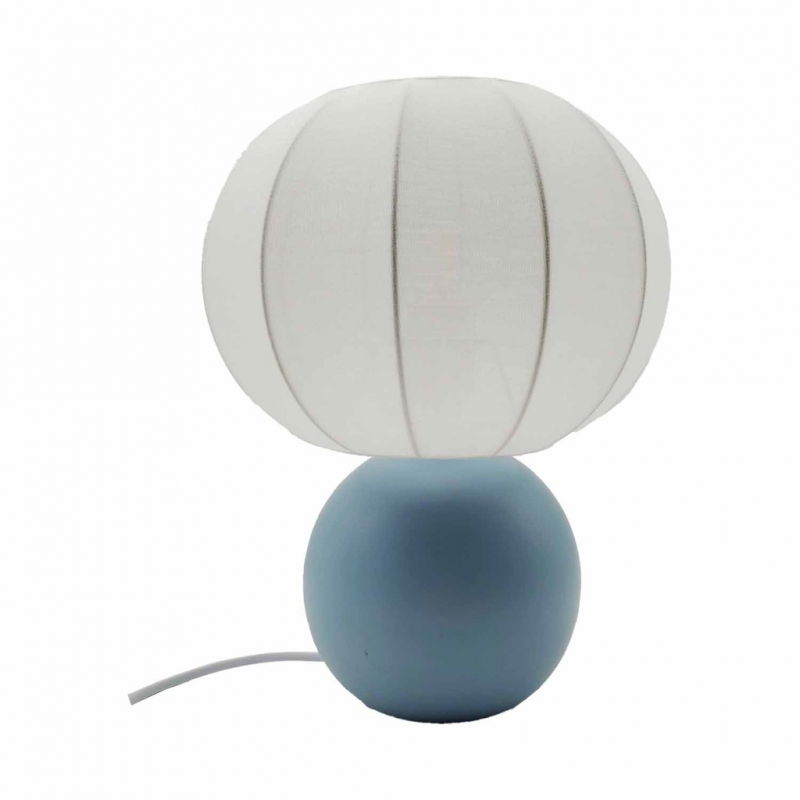 Lampe boule | Bleu givré