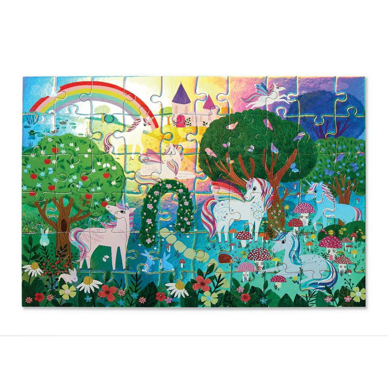 Puzzle holographique 60 pièces | Licornes