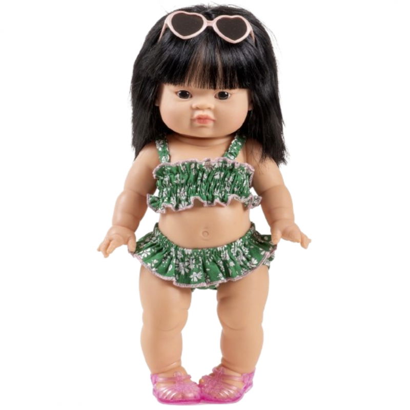 Maillot de bain 2 pièces | Liberty Capel vert - Minikane