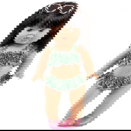 Maillot de bain 2 pièces | Liberty Capel vert - Minikane