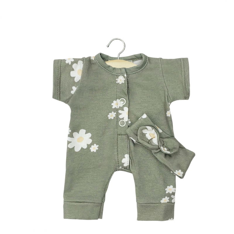 Babies - Combinaison Lili et headband marguerites