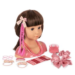 Tête à coiffer Stella | Accessoires roses