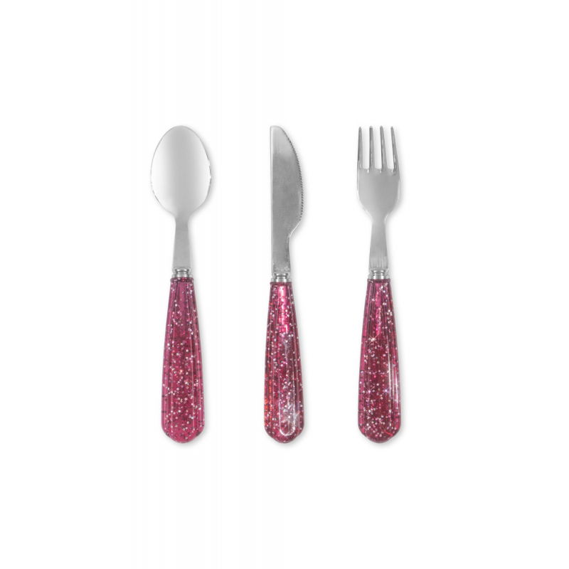 Set de couverts | Glitter blush