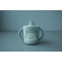 Tasse d'apprentissage en silicone | Mr. Shark