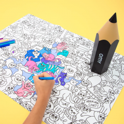 Pot à crayons géant | Noir