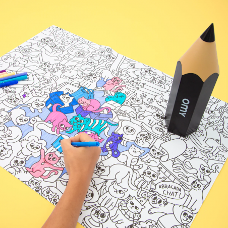 Pot à crayons géant | Noir - OMY