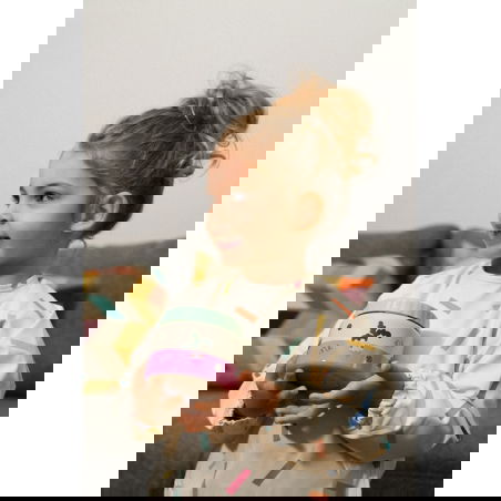 Bavoir intégral | Dancing hearts - The cotton cloud