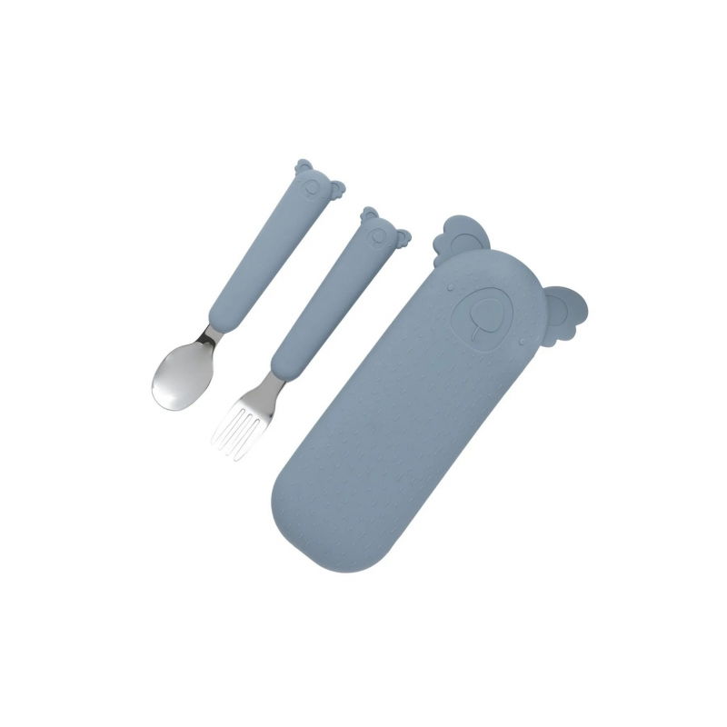 Ensemble de couverts Koala | Gris tempête