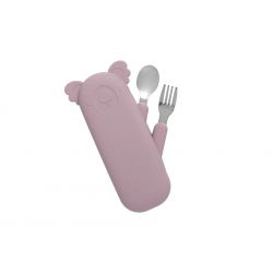 Ensemble de couverts Koala | Mauve