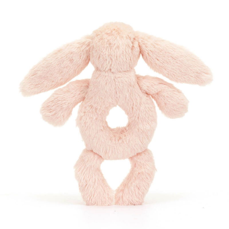Doudou hochet | Lapin rose