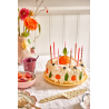 Bougies à gâteaux | Rose - Rice