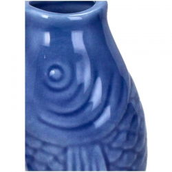 Vase céramique Poisson PM | Bleu
