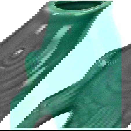 Vase céramique Poisson PM | Turquoise - Sélection déco