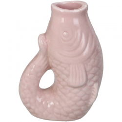 Vase céramique Poisson PM | Rose