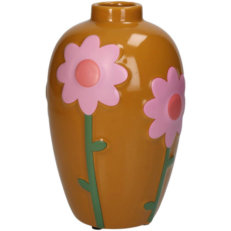 Vase Fleurs | Caramel - Sélection déco