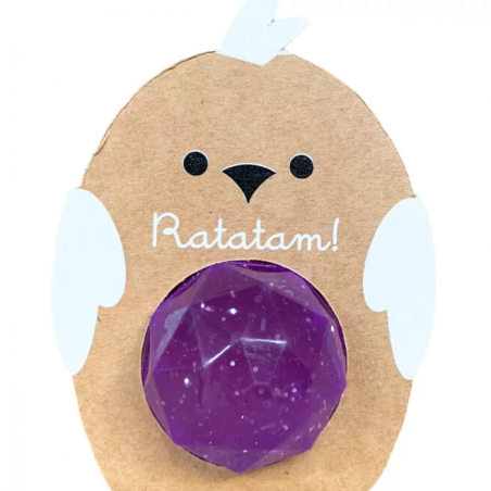 Balle rebondissante facettes oiseau | Violet - Ratatam Balle rebondissante facettes oiseau | Violet - Ratatam