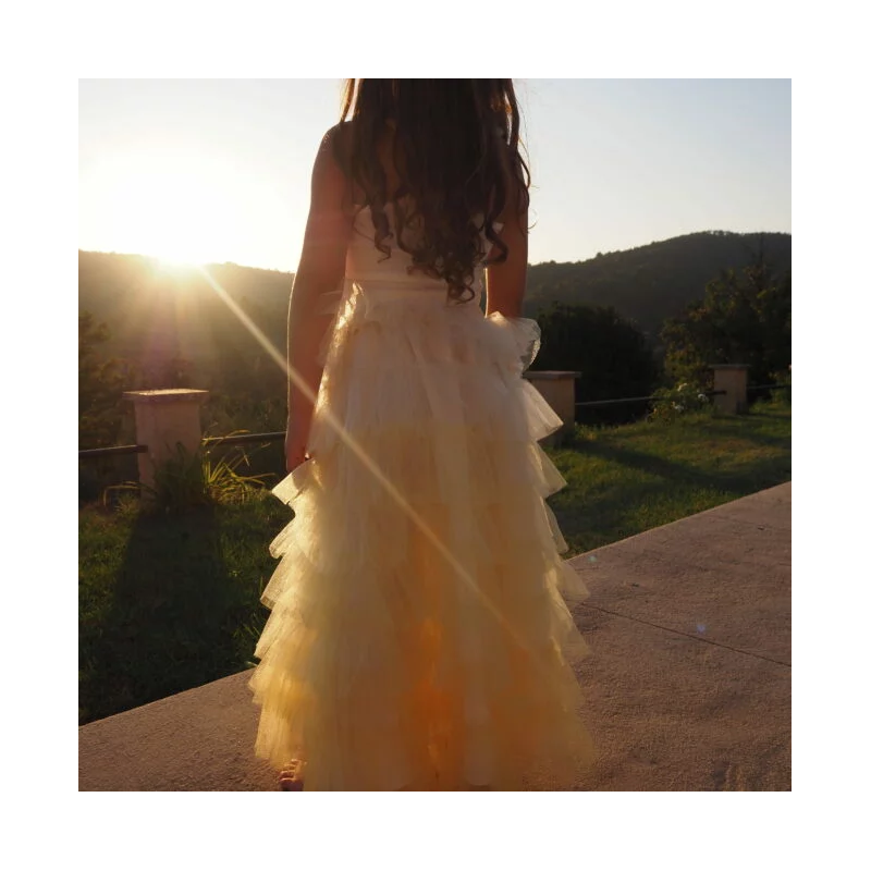 Jupe froufrou | Jaune
