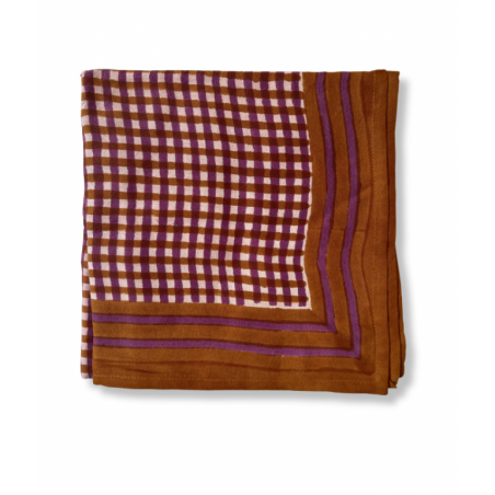 Foulard Grand format | Tara Camel - Bindi Atelier