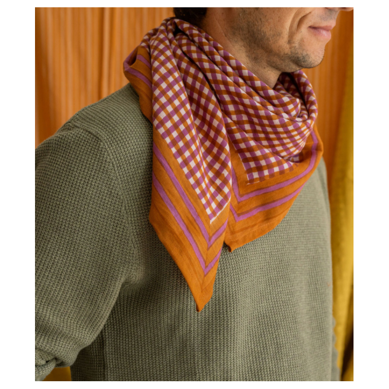 Foulard Grand format | Tara Camel