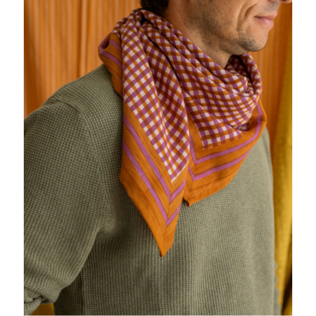 Foulard Grand format | Tara Camel - Bindi Atelier