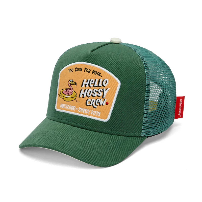 Casquette Enfant | Crew Green - Hello Hossy