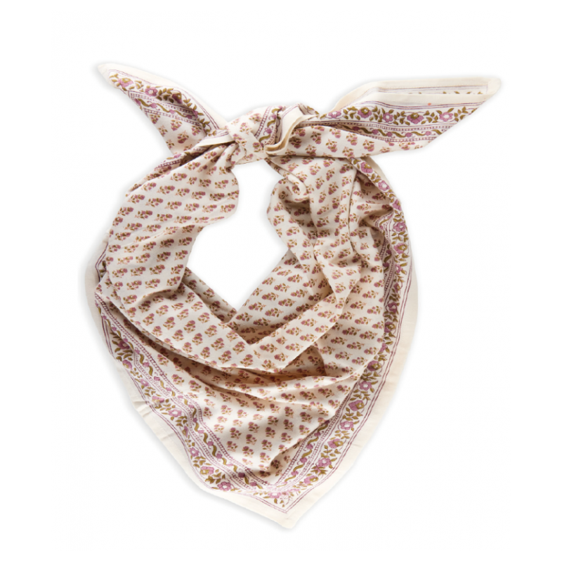 Foulard Grand format | Aarti vanille - Bindi Atelier