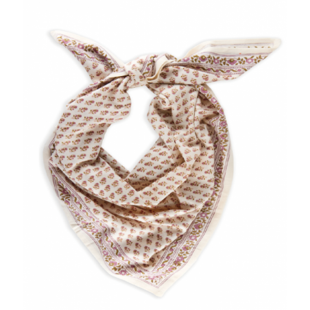 Foulard Grand format | Aarti vanille - Bindi Atelier