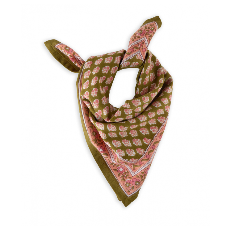 Foulard Petit format | Aarti Verde - Bindi Atelier